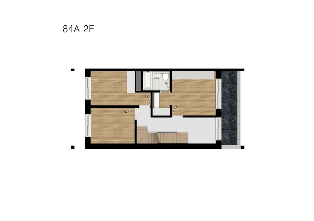 84A 2층 평면도